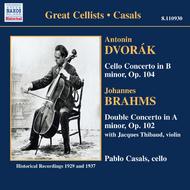 Dvorak -Cello Concerto, Brahms - Double Concerto | Naxos - Historical 8110930