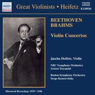Beethoven/Brahms - Violin Concertos | Naxos - Historical 8110936