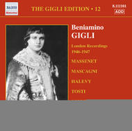 Gigli Edition vol.12 | Naxos - Historical 8111101
