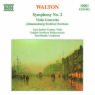 Walton - Symphony no.2, Viola Concerto, Johannesburg Festival Overture | Naxos 8553402