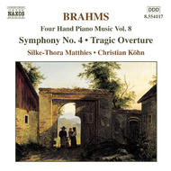 Brahms - Four Hand Piano Music vol. 8 | Naxos 8554117