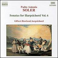 Soler - Sonatas For Harpsichord Vol 6 | Naxos 8554565