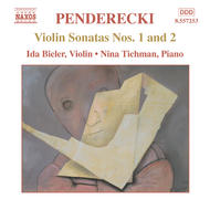 Penderecki - Violin Sonatas Nos. 1 and 2 | Naxos 8557253