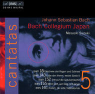 J. S. Bach  Cantatas, Volume 5 (BWV 18, 143, 152, 155, 161) | BIS BISCD841