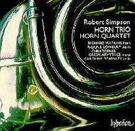 Robert Simpson - Horn Quartet and Horn Trio | Hyperion CDA66695