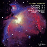 Robert Simpson - Symphonies 1 & 8 | Hyperion CDA66890