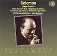 Solomon plays Brahms | Testament SBT1042